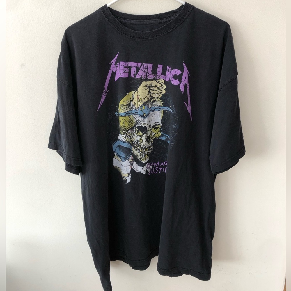 Metallica Damaged Justice Tee Shirt - Picture 3 of 5
